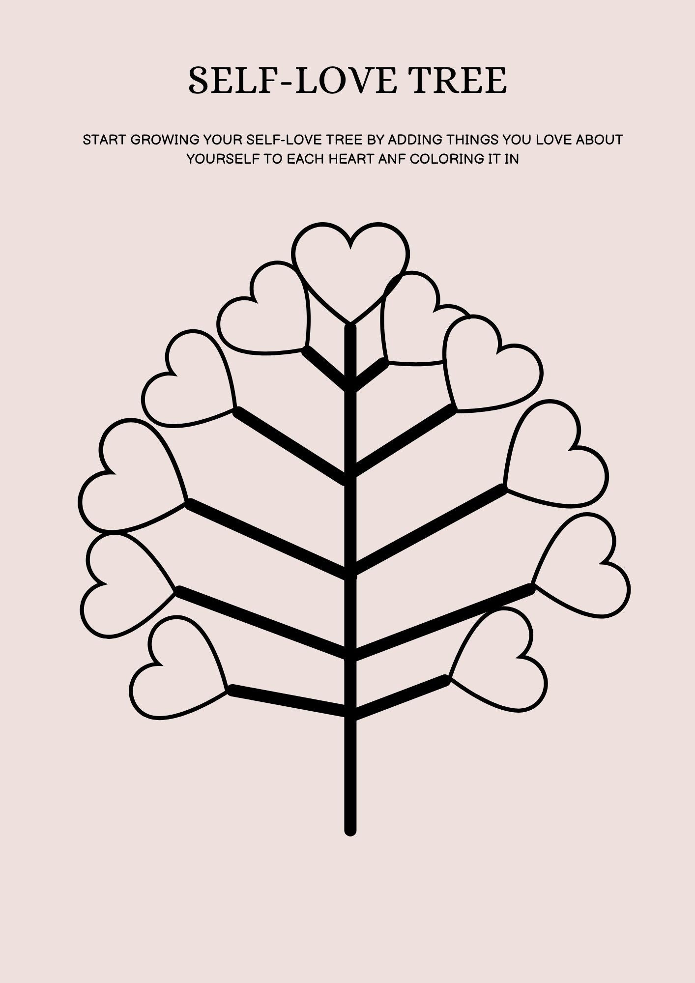 Self Love Planner - 25 Pages