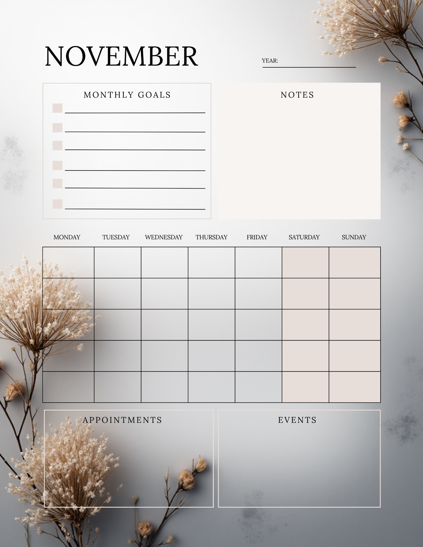 Mental Health & Self-Care Planner - 91 Pages