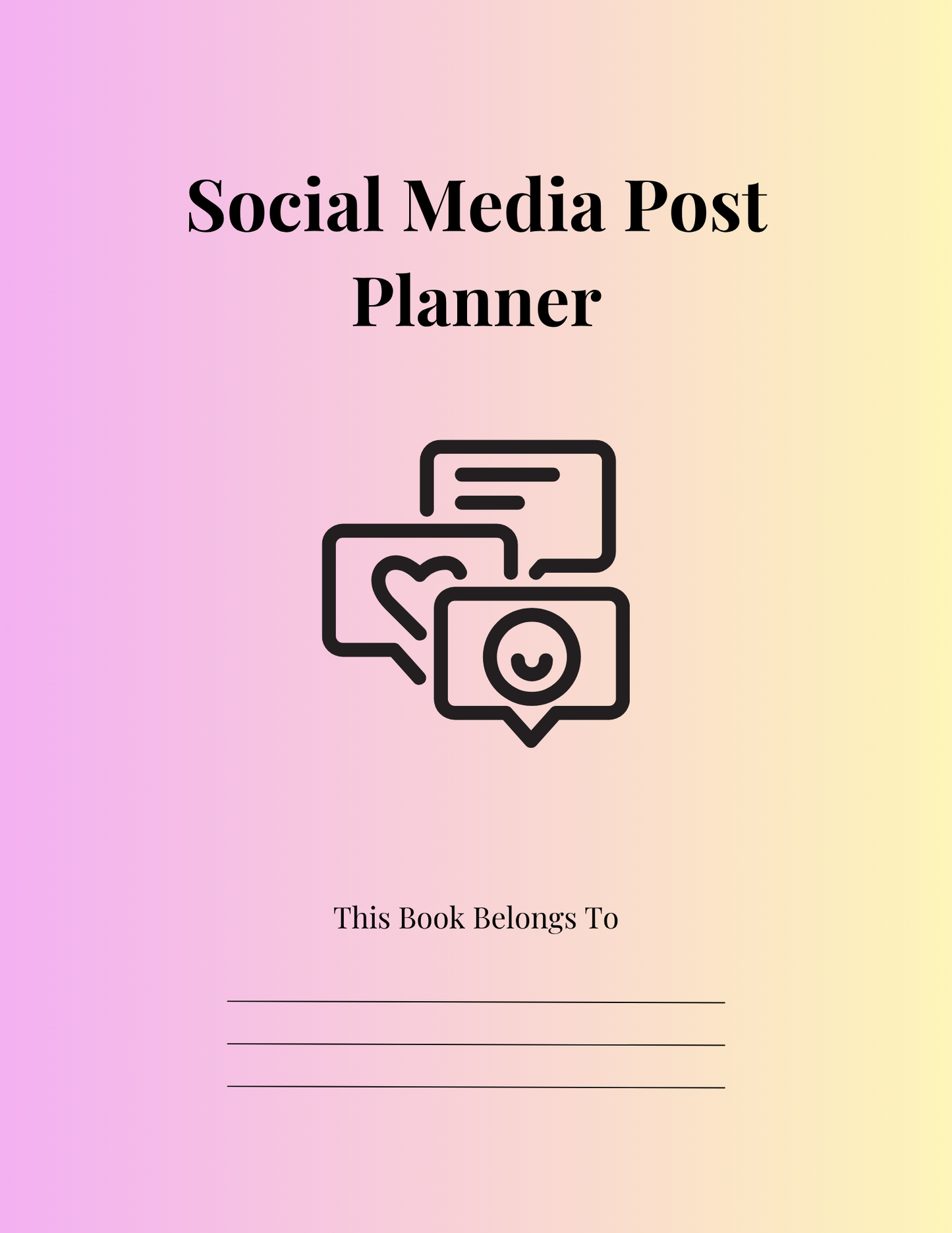 Social Media Planners Bundle - 135 Pages