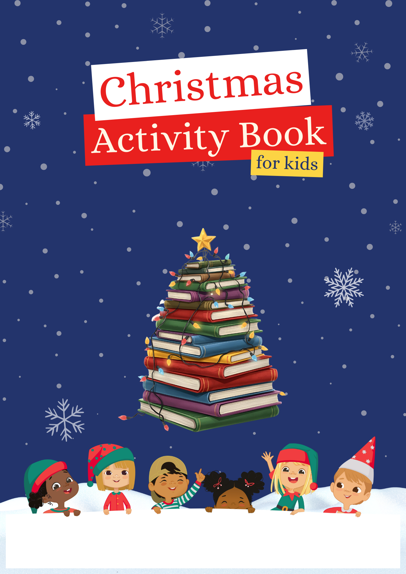 Christmas Activity Books Bundle for Kids - Printable Holiday Fun Pack