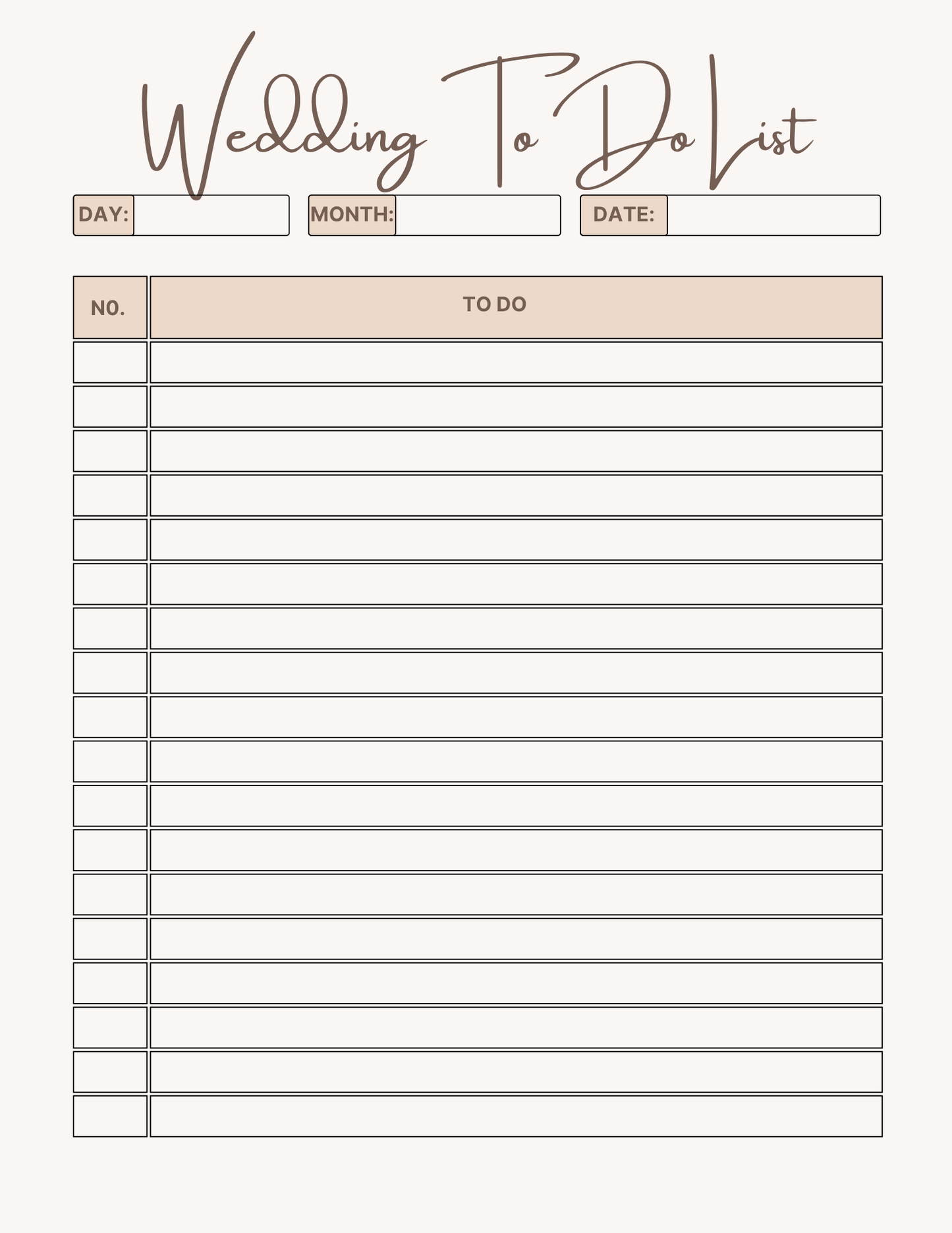 Wedding Planner 2026 - 80 Pages