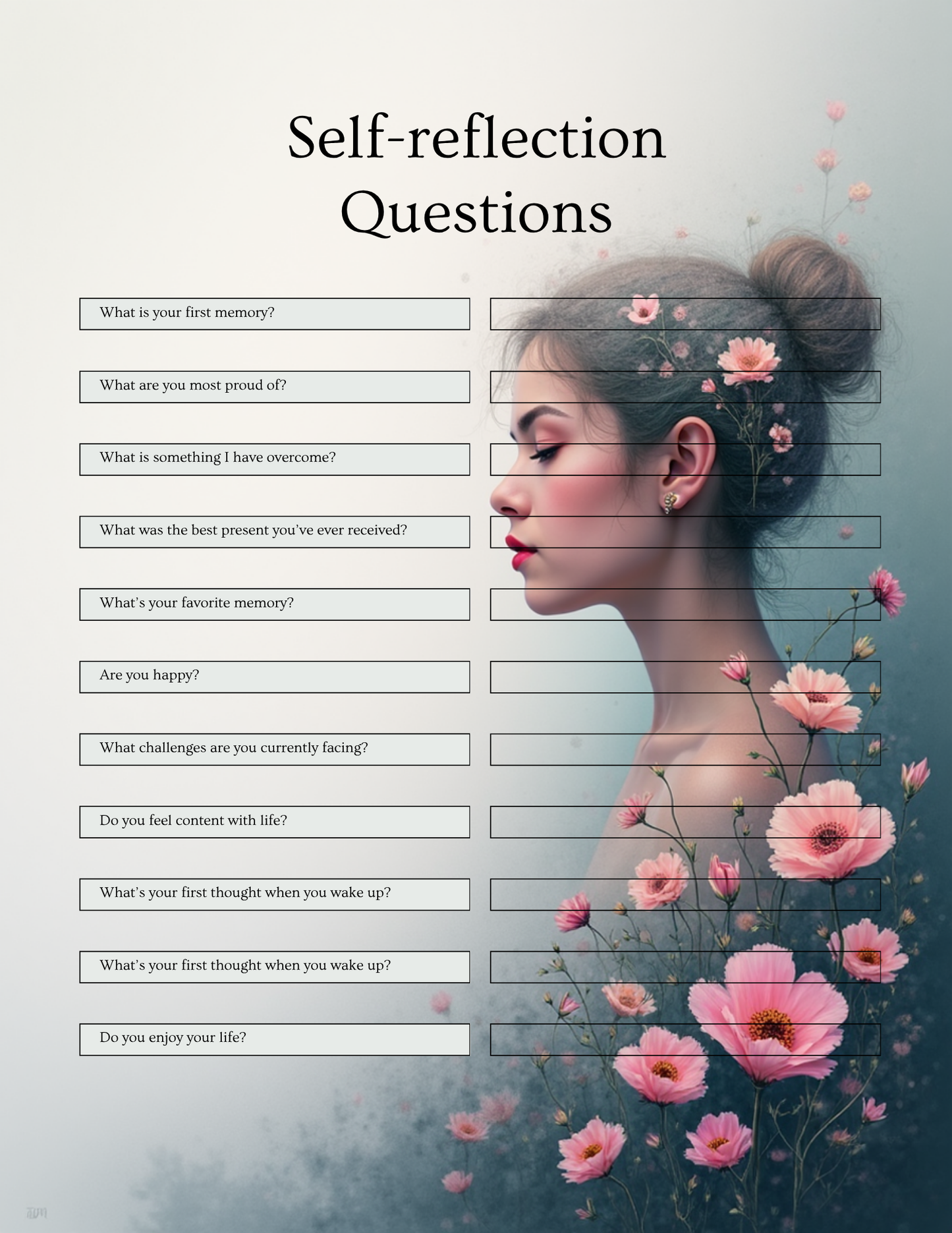 Mental Health & Self-Care Planner - 91 Pages