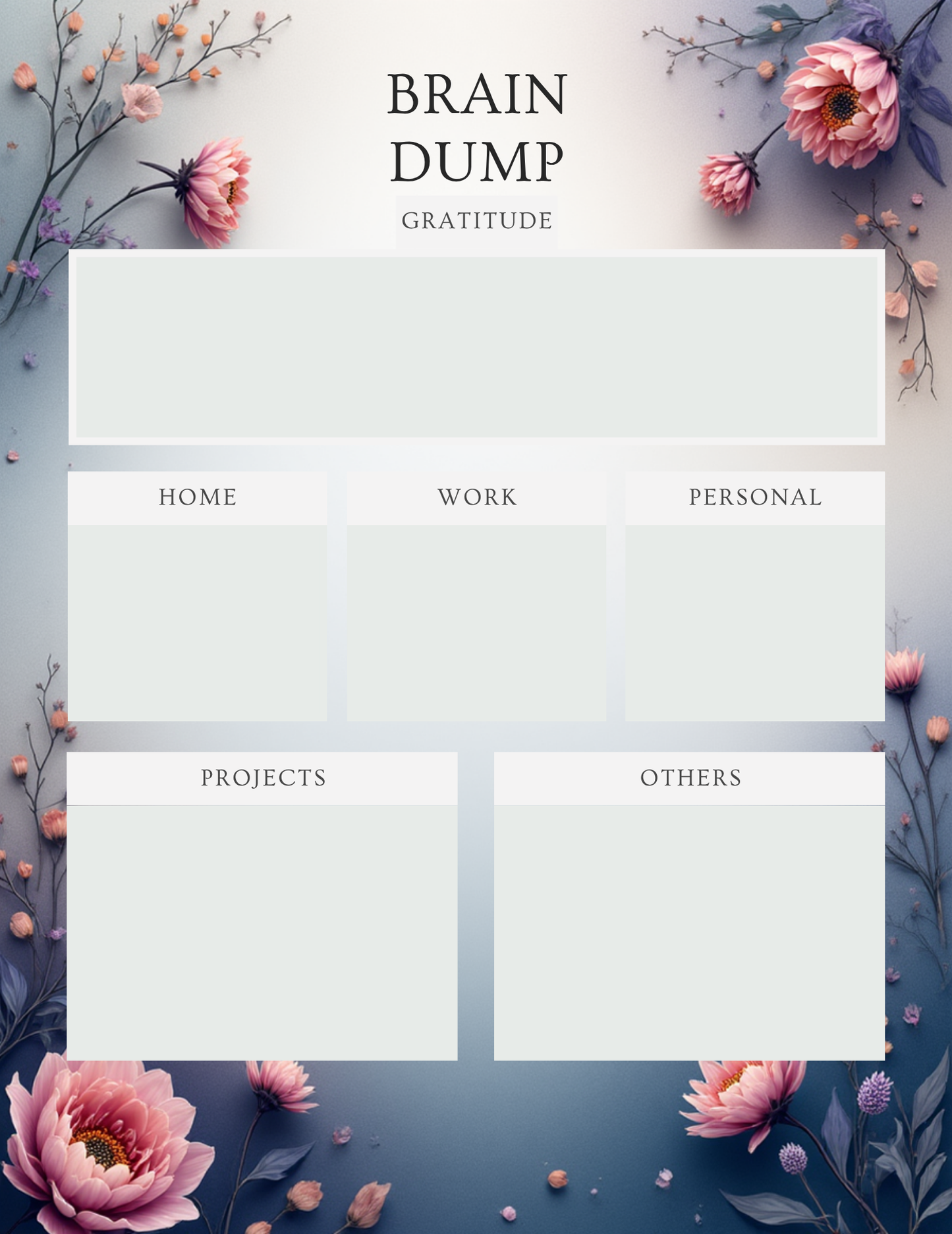 Mental Health & Self-Care Planner - 91 Pages