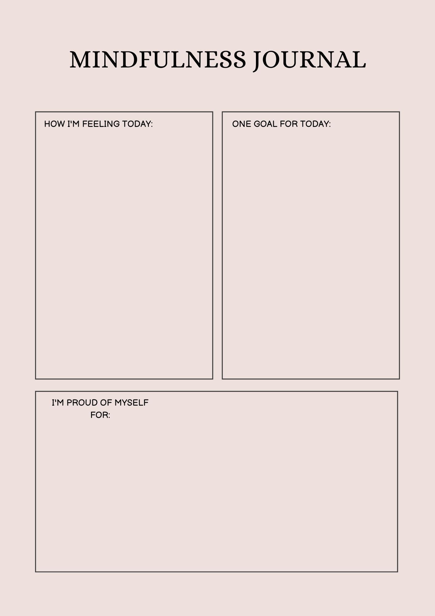 Self Love Planner - 25 Pages