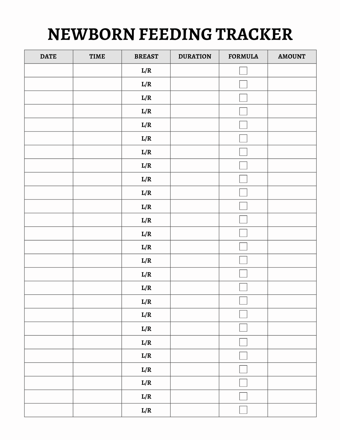 Newborn Baby Planner - Complete 14 Page Baby Care Tracker & Journal