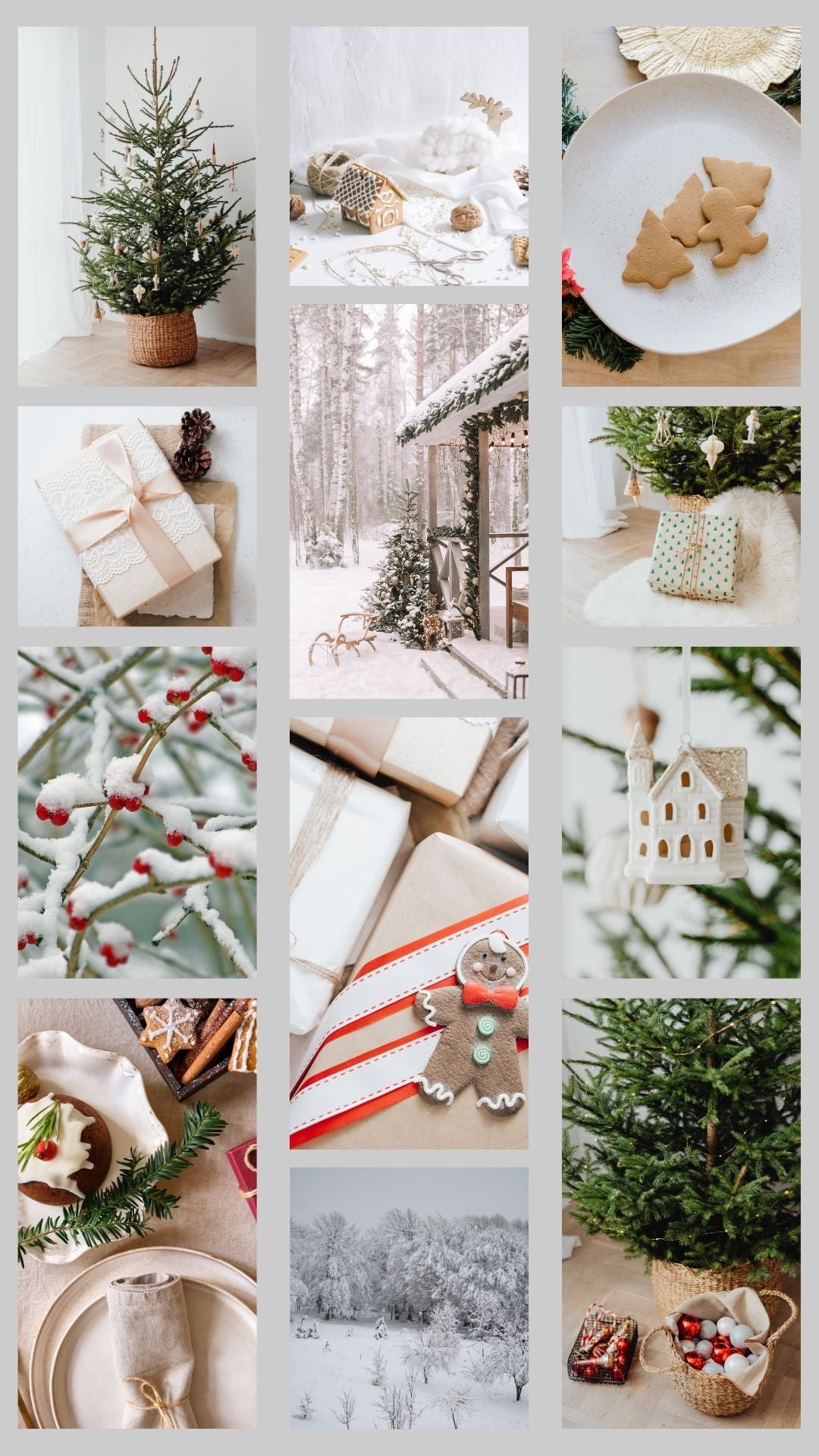 Christmas Phone Wallpapers Collection - 27 Festive Digital Designs