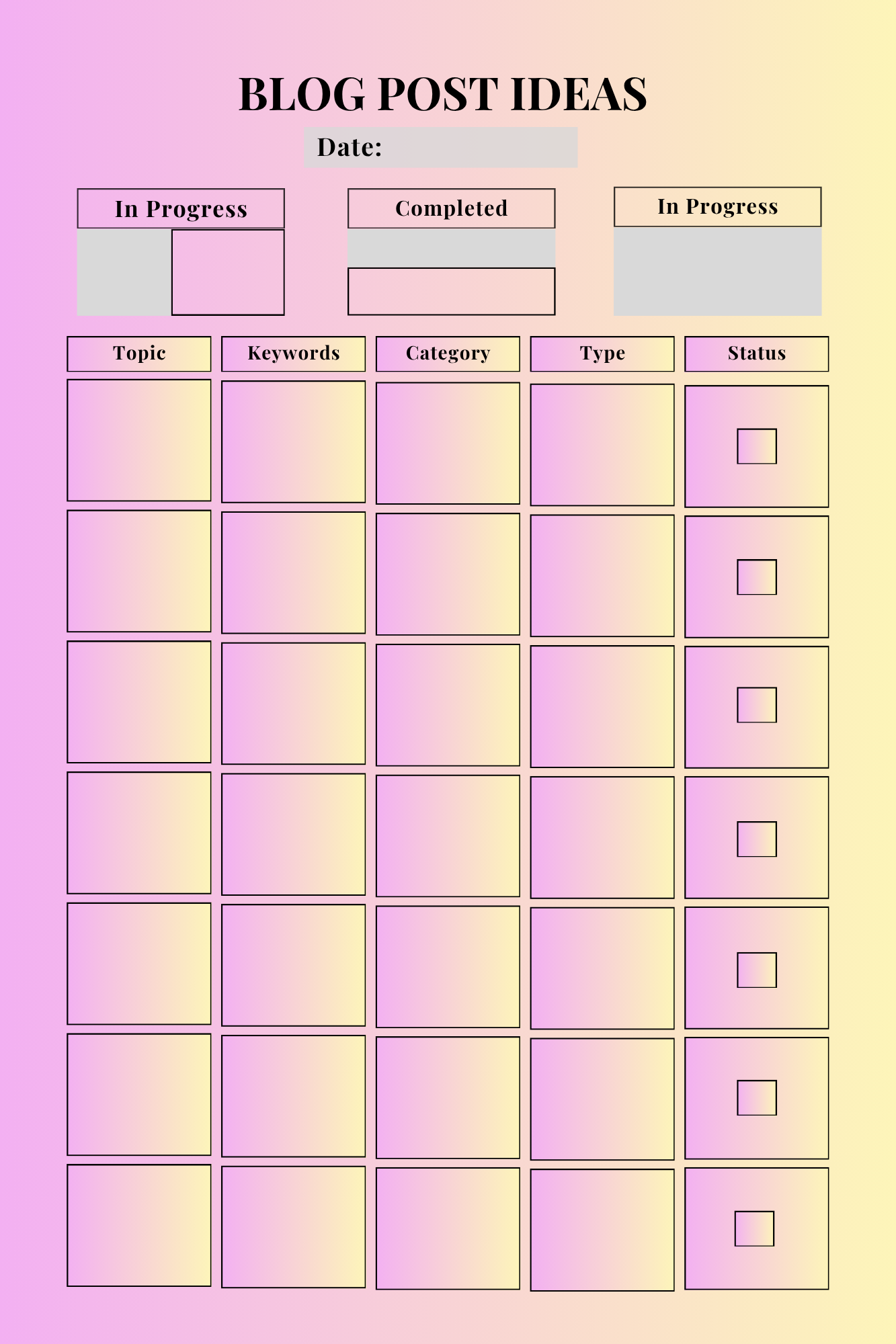 Social Media Planners Bundle - 135 Pages