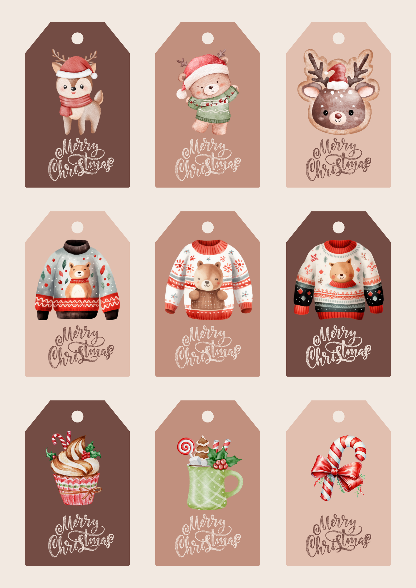 Christmas Printable Bundle - Letters, Tags & Festive Stationery