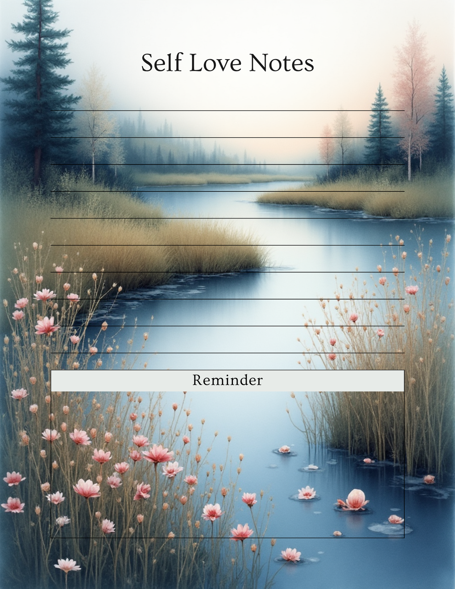 Mental Health & Self-Care Planner - 91 Pages