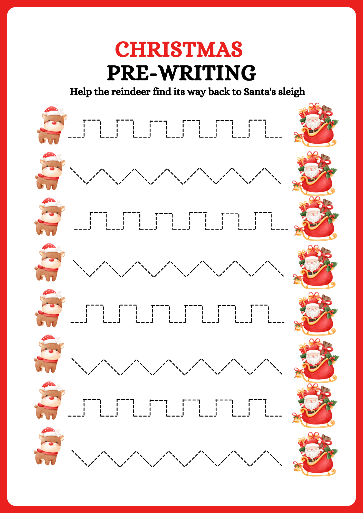 Christmas Activity Books Bundle for Kids - Printable Holiday Fun Pack