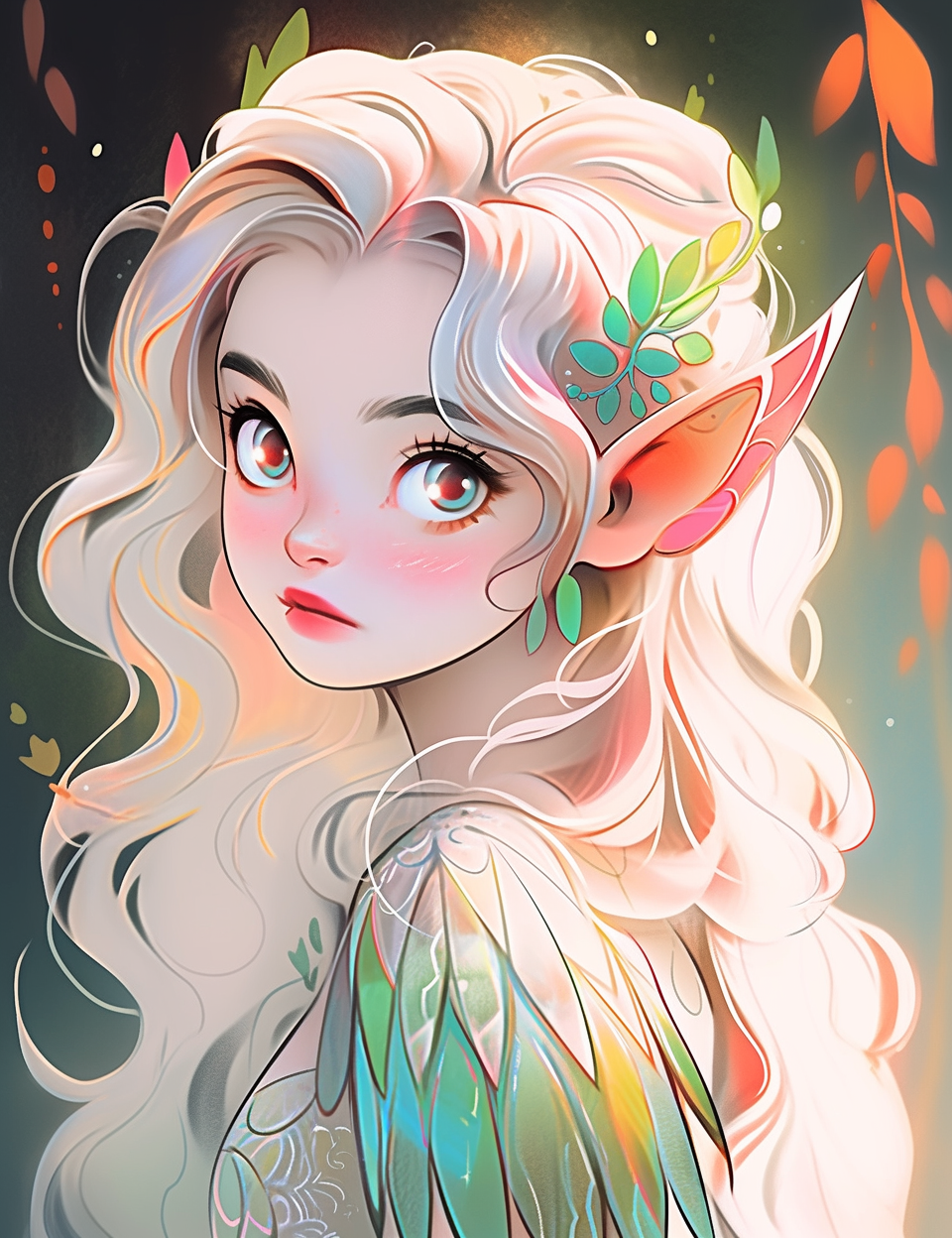 Enchanted Elves – 300-Page Fantasy Colouring Book