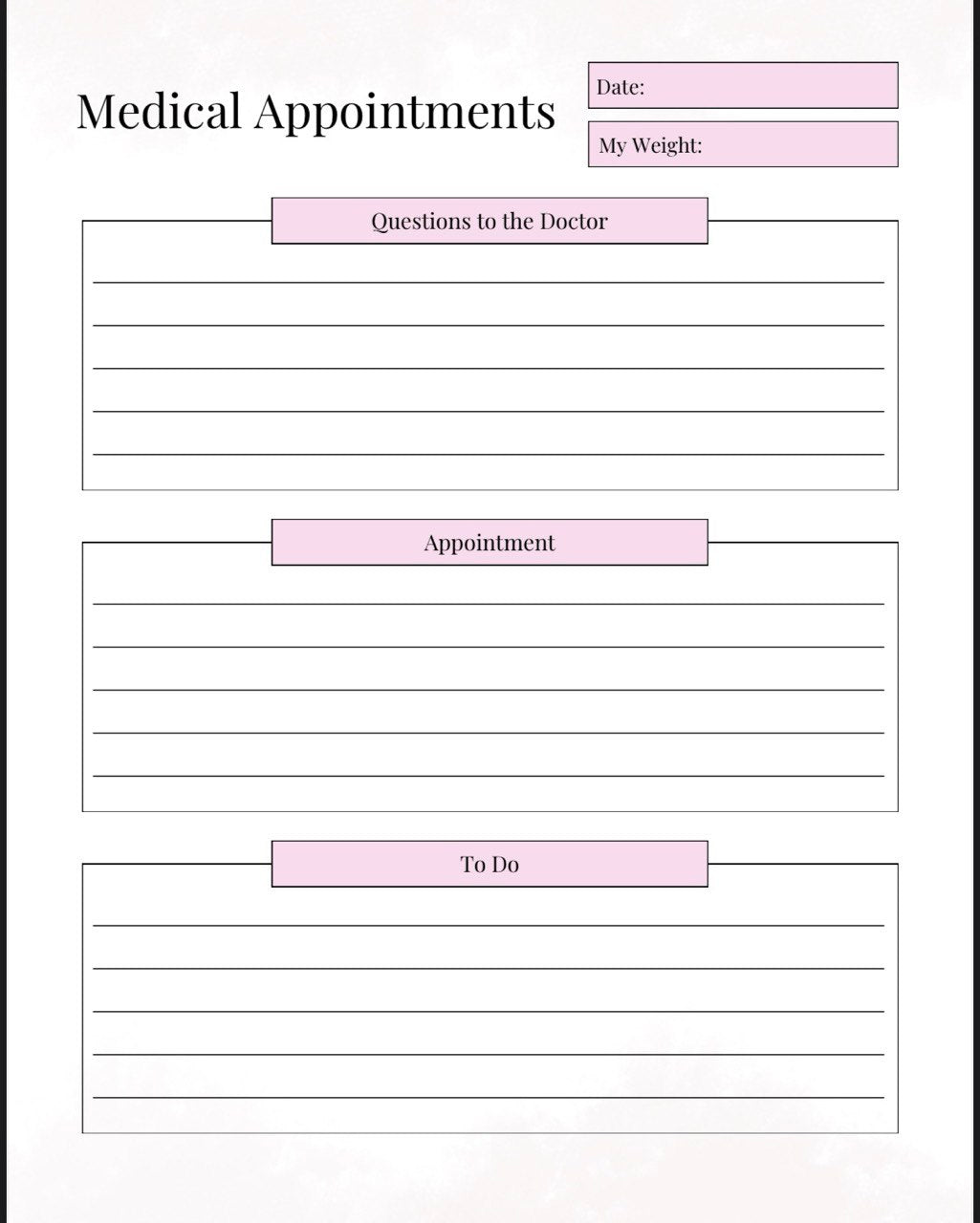 Pregnancy Planner - Complete 59 Page Pregnancy Journal & Organiser