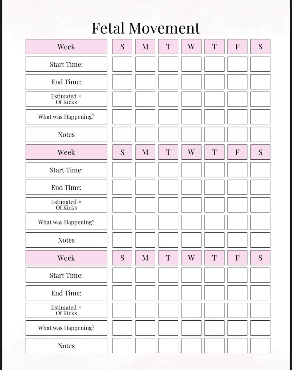 Pregnancy Planner - Complete 59 Page Pregnancy Journal & Organiser